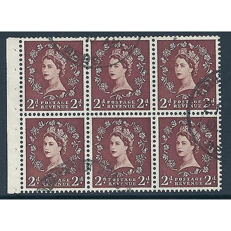 SB78f 2d Wilding listed variety - White flaw on Thistle R.1 1 UNMOUNTED MINT MNH