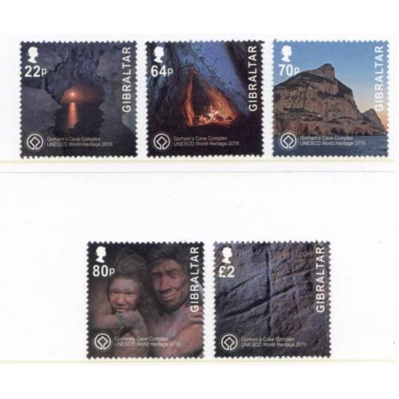 Gibraltar 2016 SG1701 5 Unesco Set Unmounted Mint