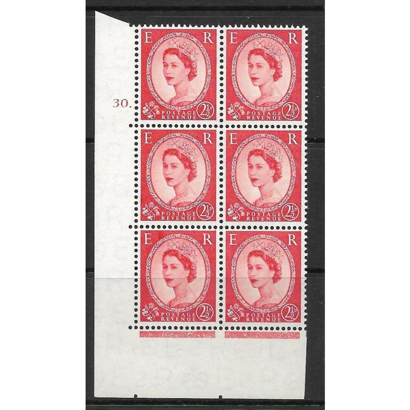 2d Wilding Edward Crown cyl 30 Dot perf type A(E I) UNMOUNTED MINT