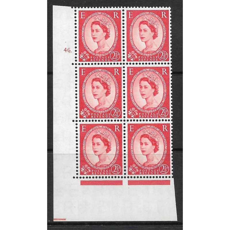 2d Wilding Edward Crown cyl 46 Dot perf type A(E I) UNMOUNTED MINT