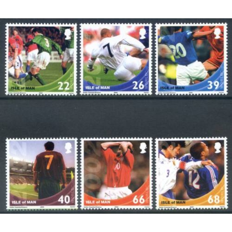 2002 Isle of Man World Cup Set SG983 988 Unmounted Mint