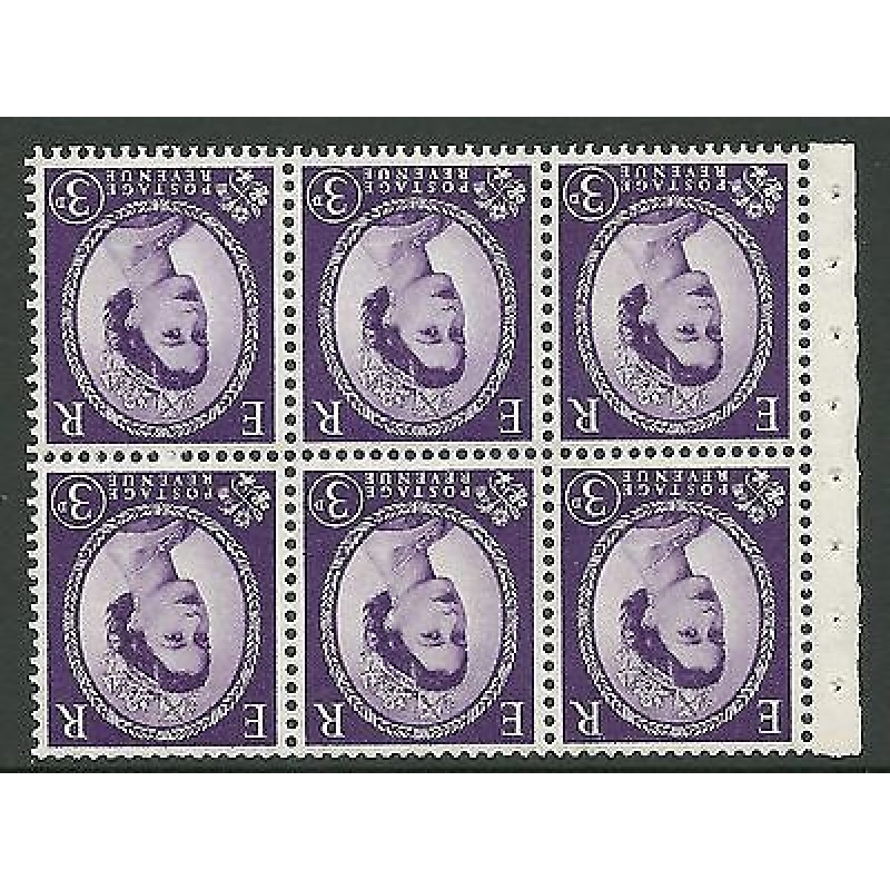 SB97a (ab) Wilding booklet pane Graphite perf type I with variety UNMOUNTED MNT