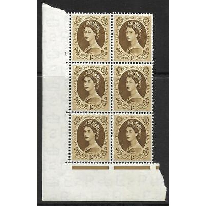 1 - Wilding Tudor Wmk Cylinder 1 No Dot perf type A(E I) UNMOUNTED MINT MNH