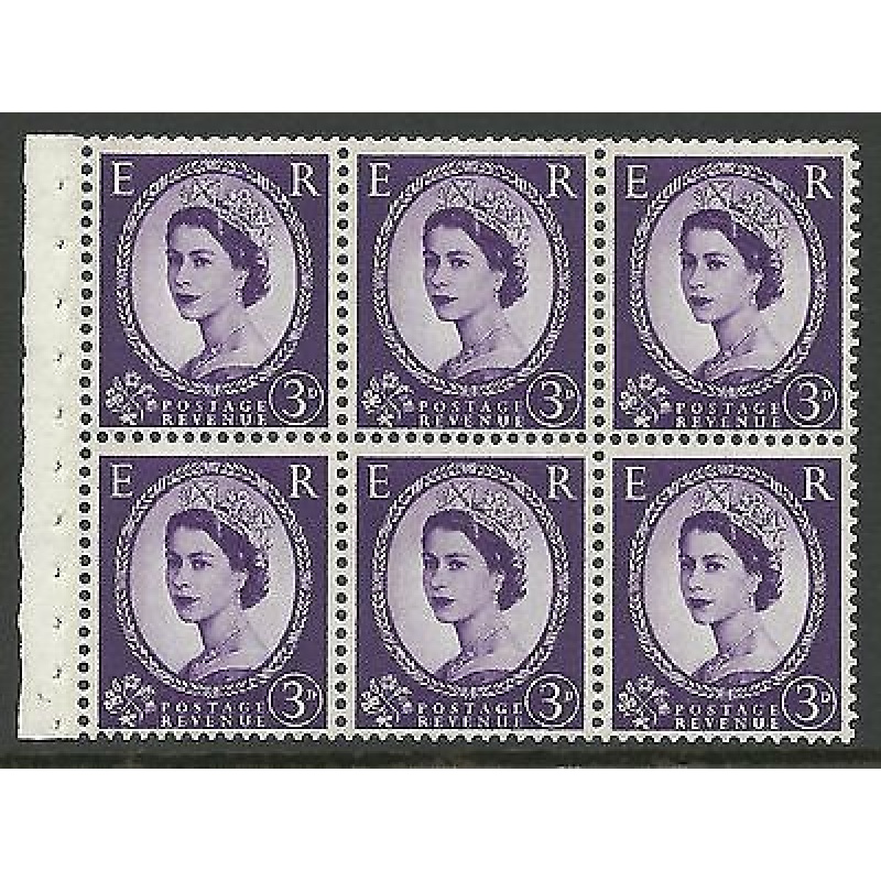 SB100 Wilding booklet pane Blue phos perf type I UNMOUNTED MNT MNH