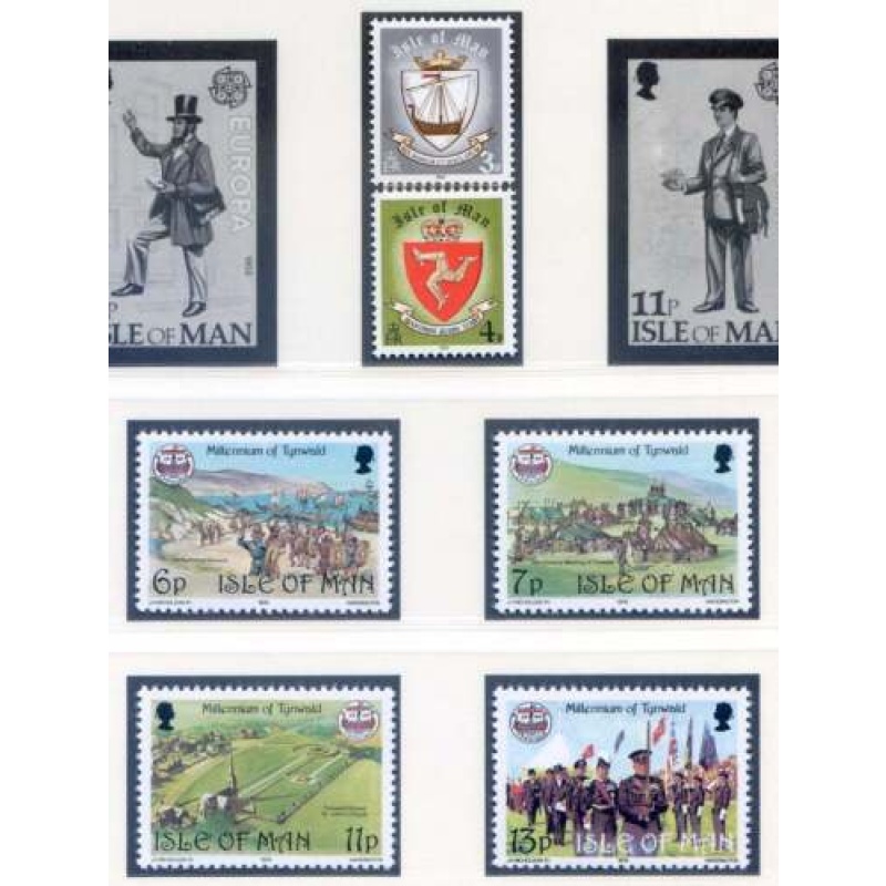 1979 Isle of Man SG150 155 Millenium Set Unmounted Mint