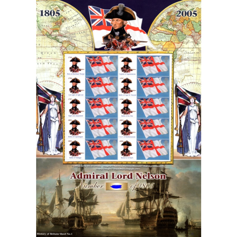 BC-059 History of Britain 1 Lord nelson no.479 sheet U M