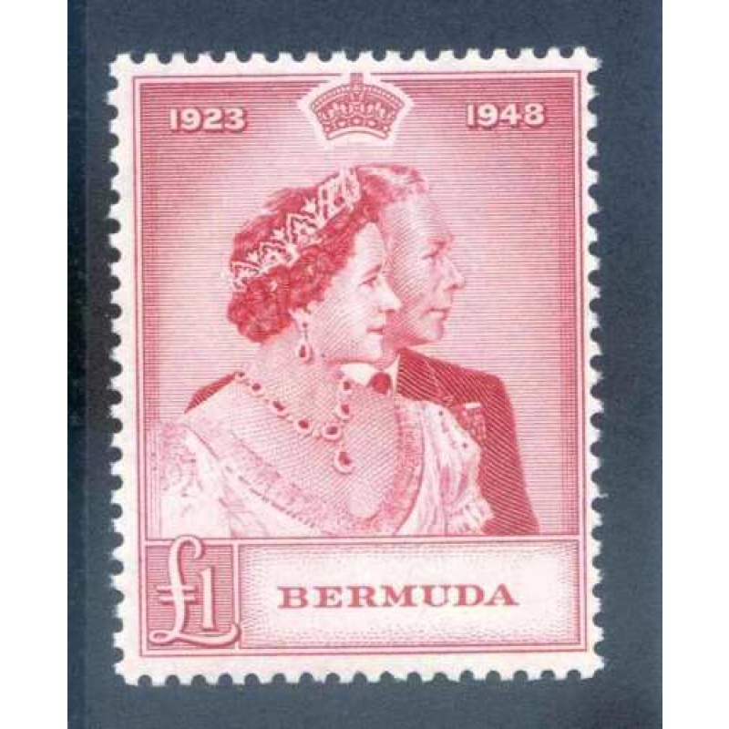 Bermuda 1948 Silver Wedding  SG126 Unmounted Mint