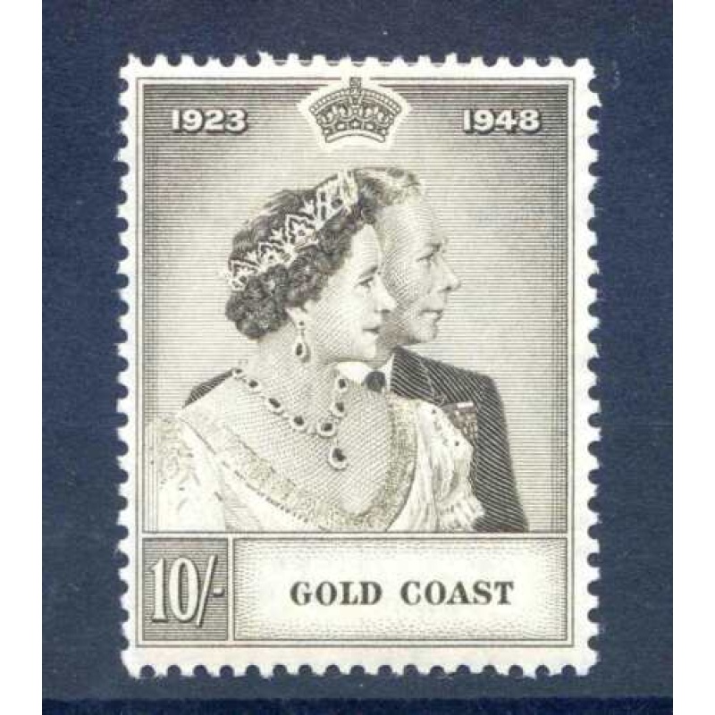 Gold Coast 1948 Silver Wedding SG148 Mounted Mint