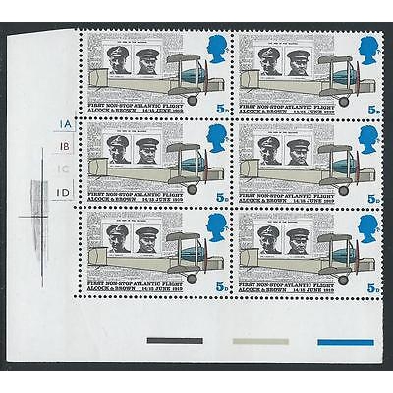 1969 Notable Anniversaries 5d Cylinder Block - MNH