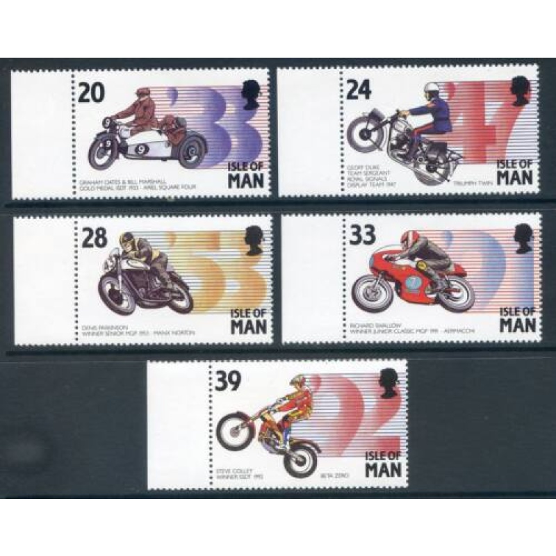 Isle Of Man 1993 Motorcycling Events Set SG567 571 MNH