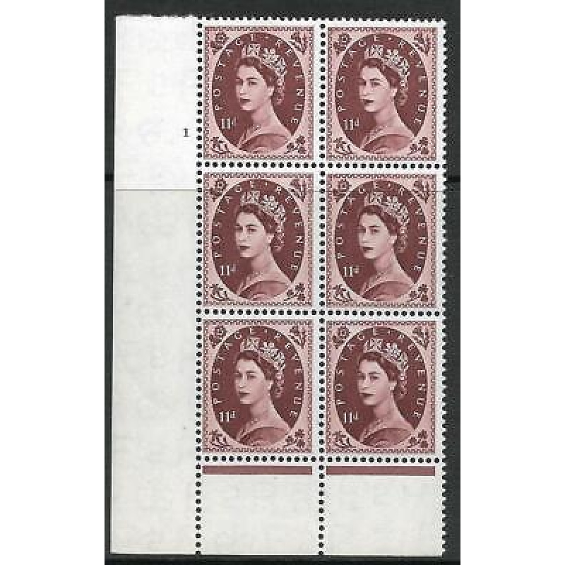 11d Wilding Edward Wmk Cylinder 1 No Dot perf type B(I P) UNMOUNTED MINT MNH