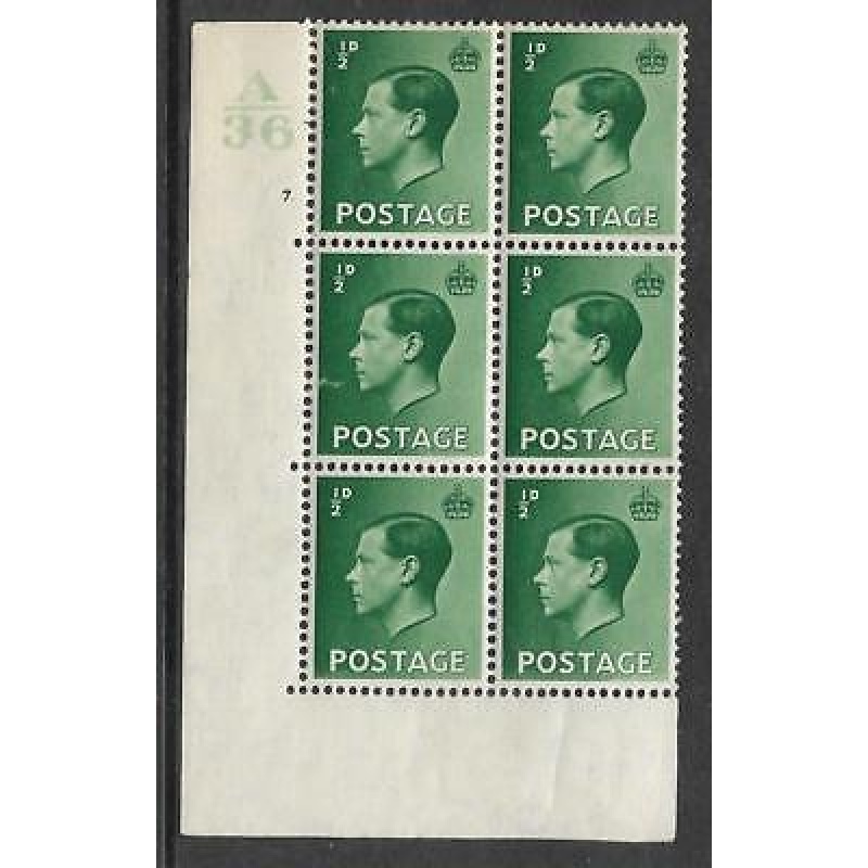 d Edward VIII A36 7 Dot UNMOUNTED MINT MNH