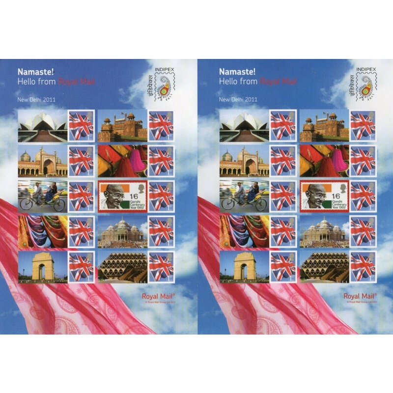 LS76 GB 2011 Indipex Smiler sheet UNMOUNTED MINT MNH