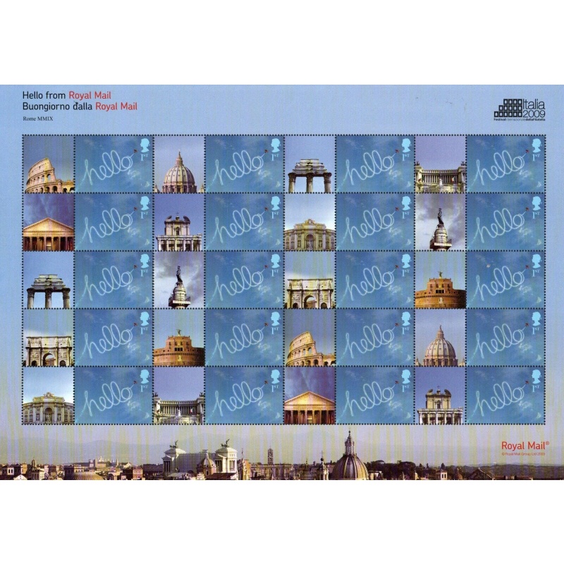 LS66 GB 2006 Hello Rome Smiler sheet UNMOUNTED MINT MNH