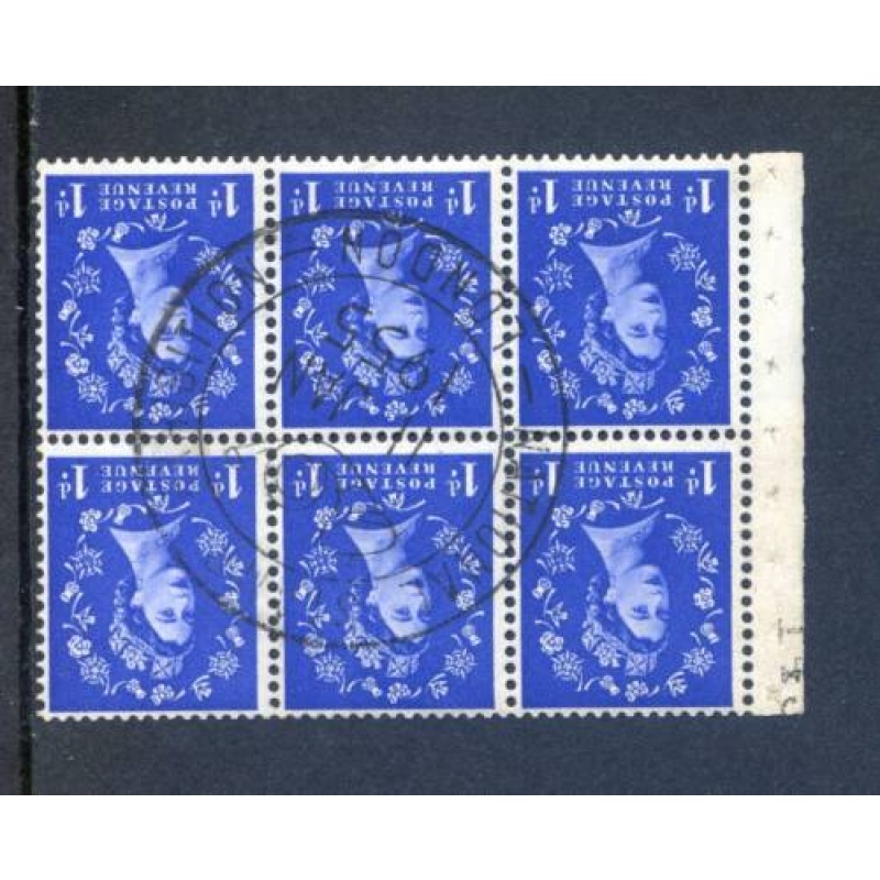 QE2 1d Booklet Pane SGSB20a Fine Used