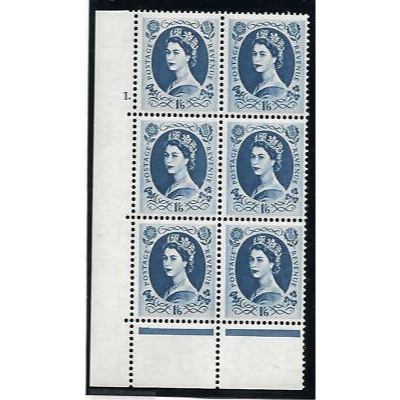 S151a  b 1 6 Wilding Edward Cyl 1 Dot with listed varieties UNMOUNTED MINT