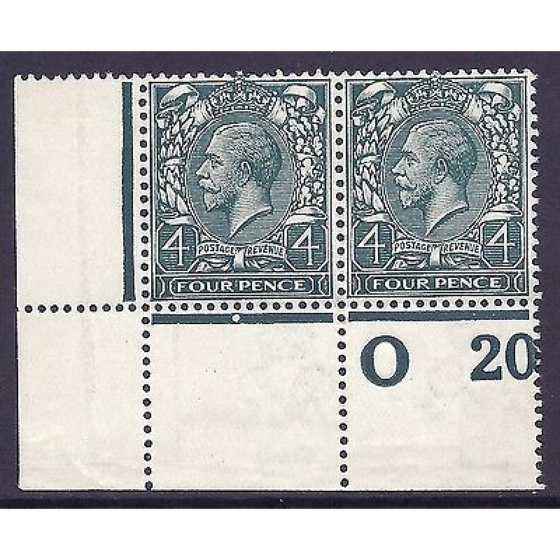 N23(3) 4d Deep Grey Green Royal Cypher control O 20 perf UNMOUNTED MINT MNH