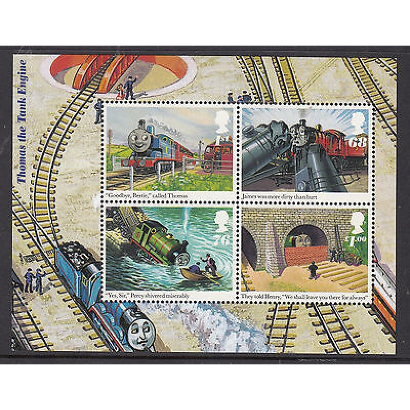 MS3193 2011 Thomas The Tank Engine miniature sheet UNMOUNTED MINT MNH