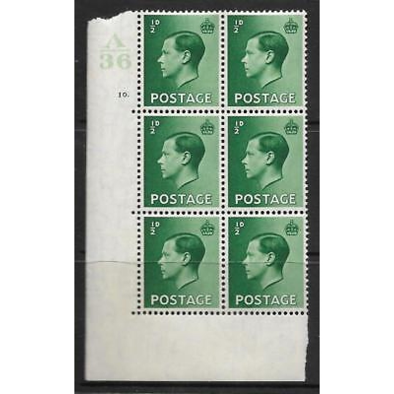 sg457b d Edward VIII A36 10 Dot with listed variety UNMOUNTED MINT MNH