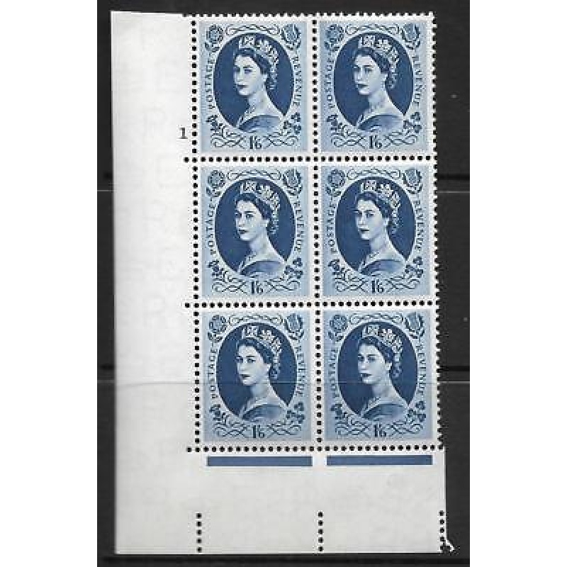 S150 1 6 Wilding Tudor Wmk Cylinder 1 No Dot perf type A(E I) UNMOUNTED MINT MNH