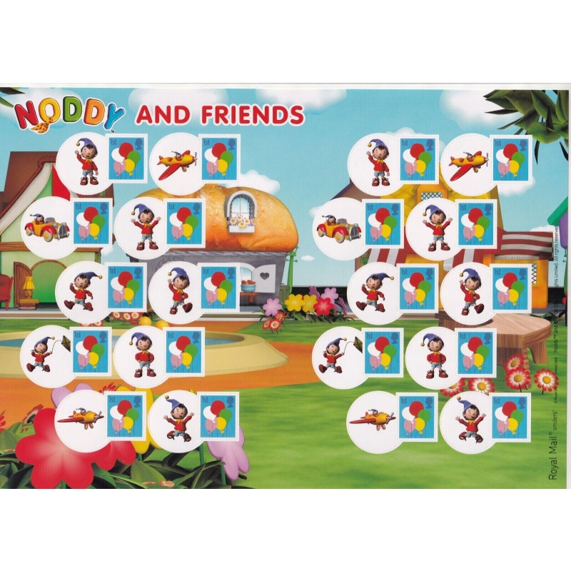 LS53 GB 2008 Noddy and Friends Smiler sheet UNMOUNTED MINT