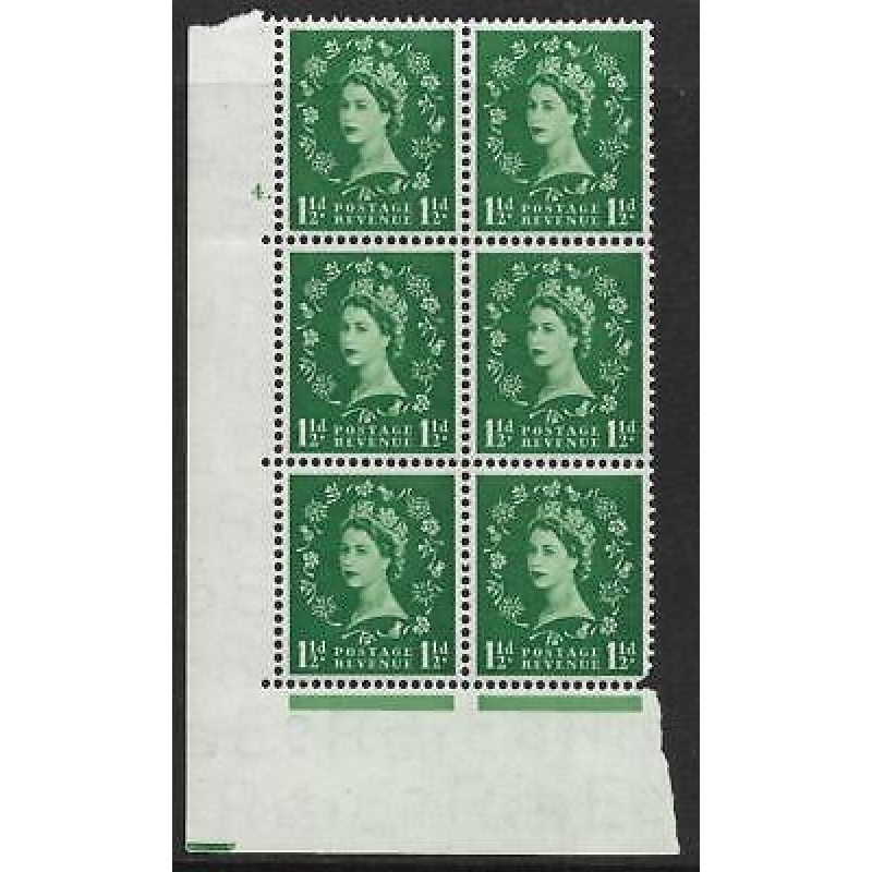 1d Wilding Tudor Wmk Cylinder 4 Dot perf type A(E I) UNMOUNTED MINT MNH