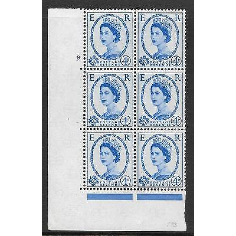 4d Wilding Multi Crown on Cream Cyl 8 No Dot perf A(E I) UNMOUNTED MINT MNH