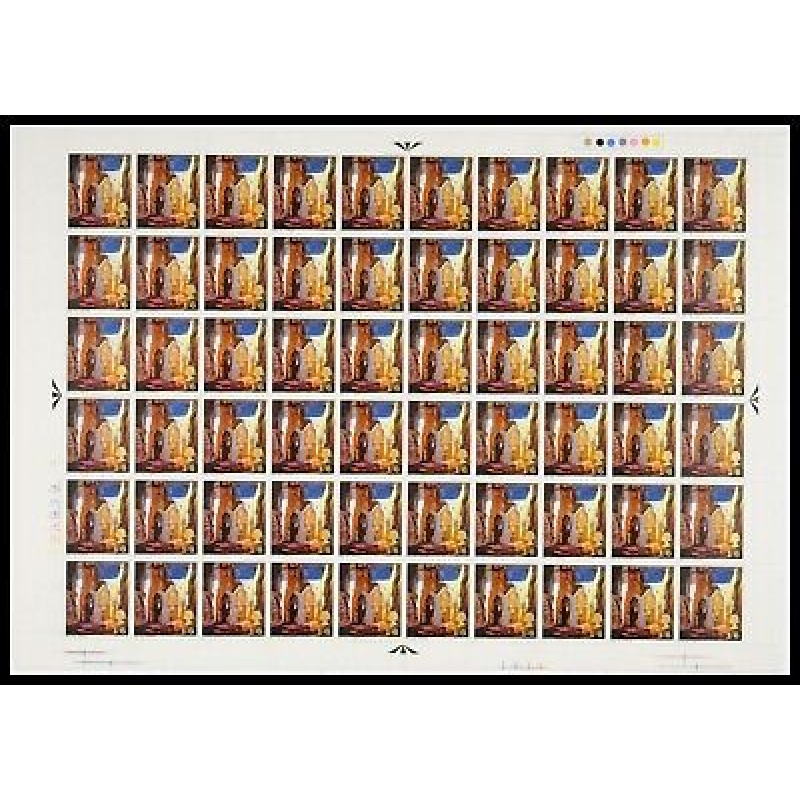 1968 Paintings 1 6 Complete Sheet No dot UNMOUNTED MINT MNH