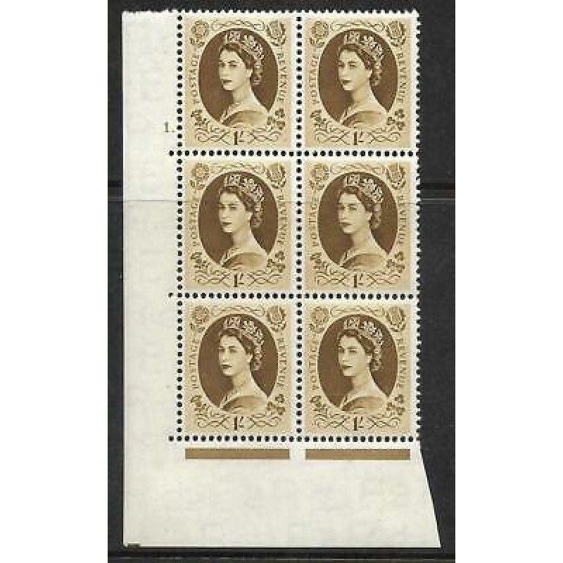 1 - Wilding Tudor Wmk Cylinder 1 Dot perf type A(E I) UNMOUNTED MINT MNH