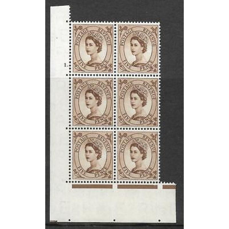 5d Wilding Tudor Wmk Cylinder 1 Dot perf type A(E I) UNMOUNTED MINT MNH