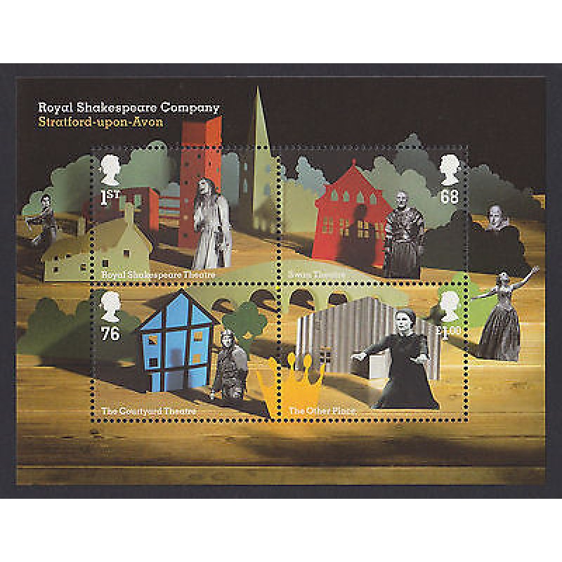 MS3179 2011 Royal Shakespeare Company miniature sheet UNMOUNTED MINT MNH