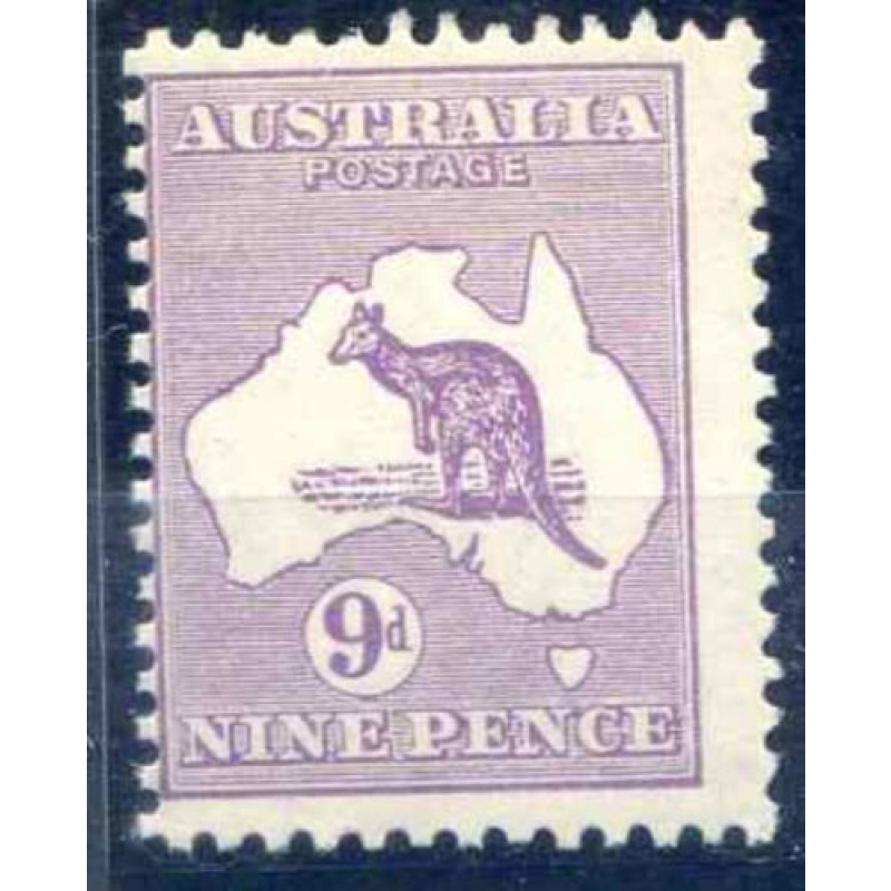 Australia 9d Violet SG10 Unmounted Mint