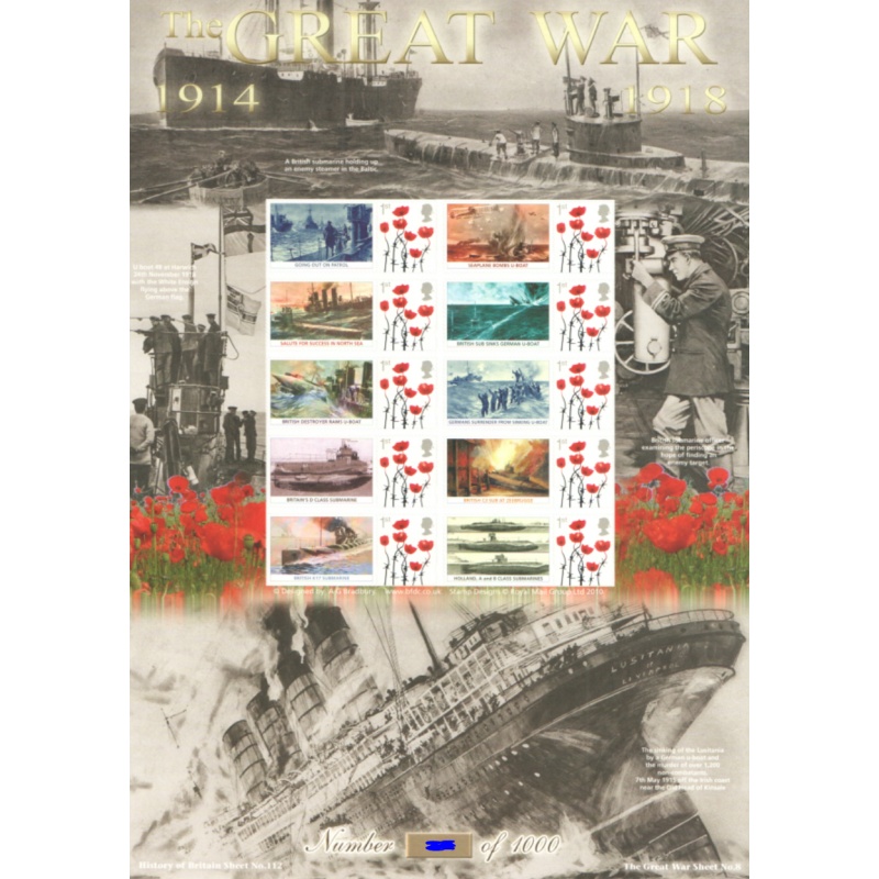 BC-453 2015 History of Britain 112 The great war no.42 sheet U M