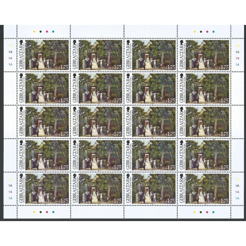 Gibralta Sg1470 - 1474 - Full set in Full sheets 2012 Cat 341+ MNH