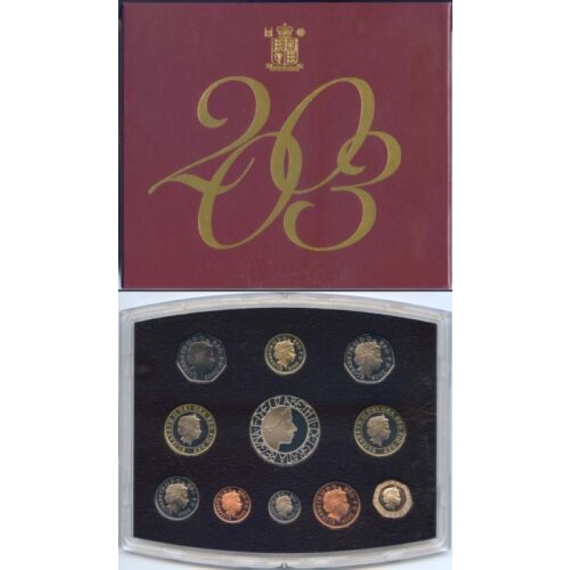 2003 Royal Mint Proof Set with COA