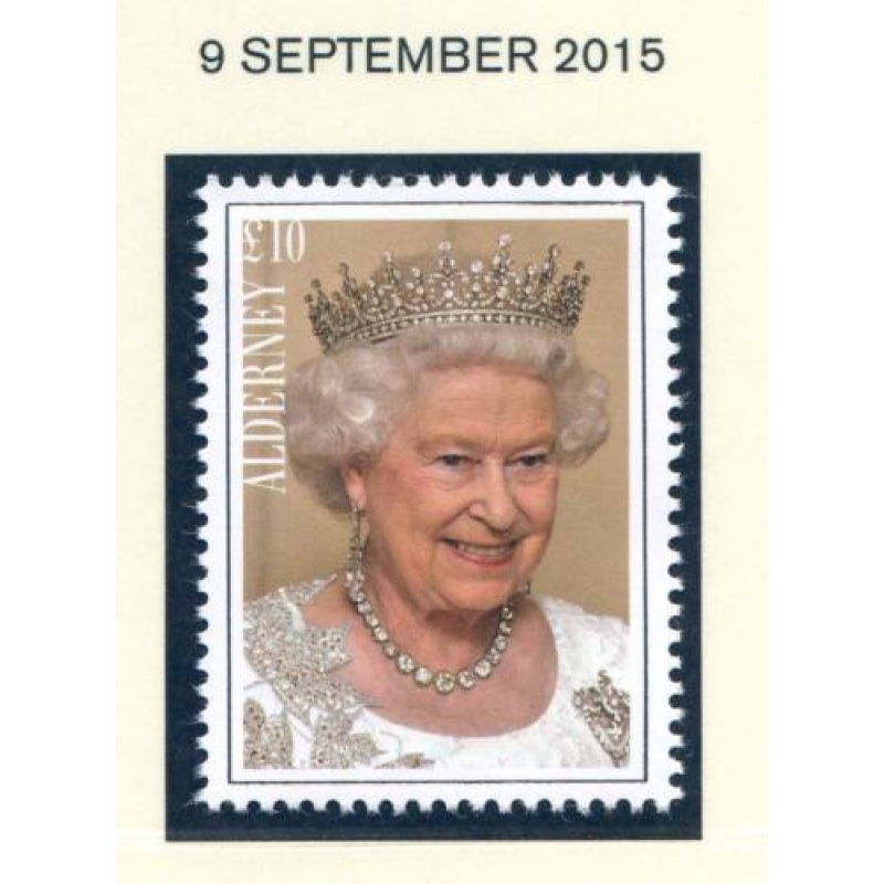 Alderney 2015 Queen Elizabeth Set SGA558 Unmounted Mint