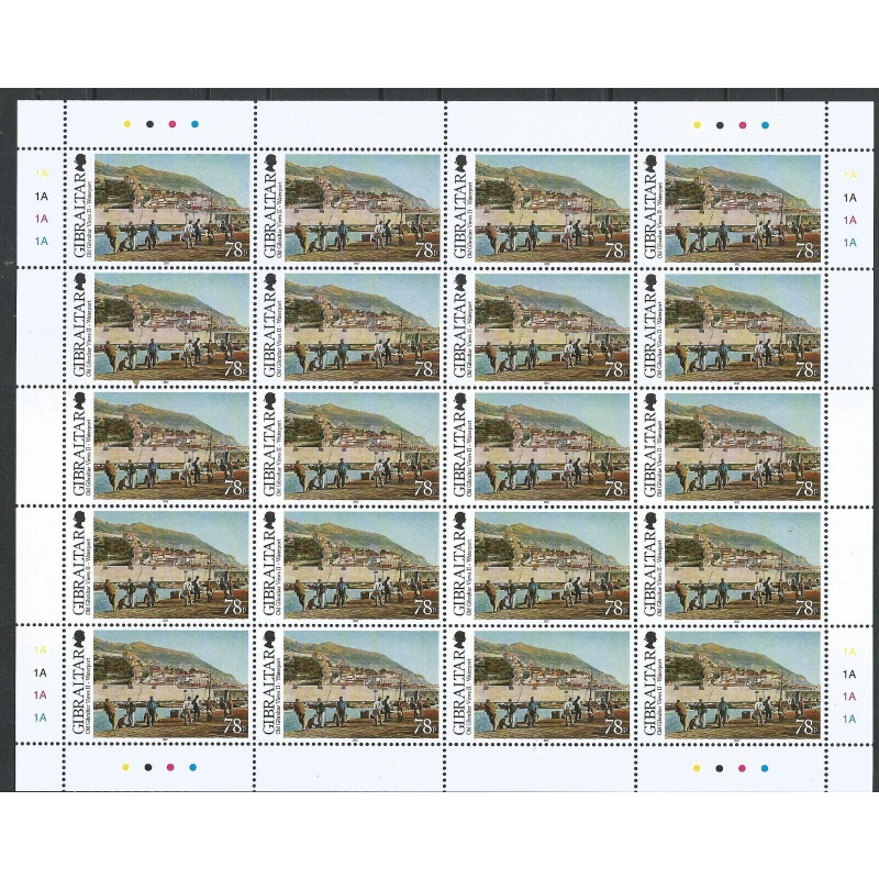 Gibralta Sg1470 - 1474 - Full set in Full sheets 2012 Cat 341+ MNH