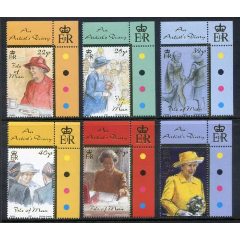 Isle Of Man 2001 Golden Jubilee Set SG959 964 Unmounted Mint