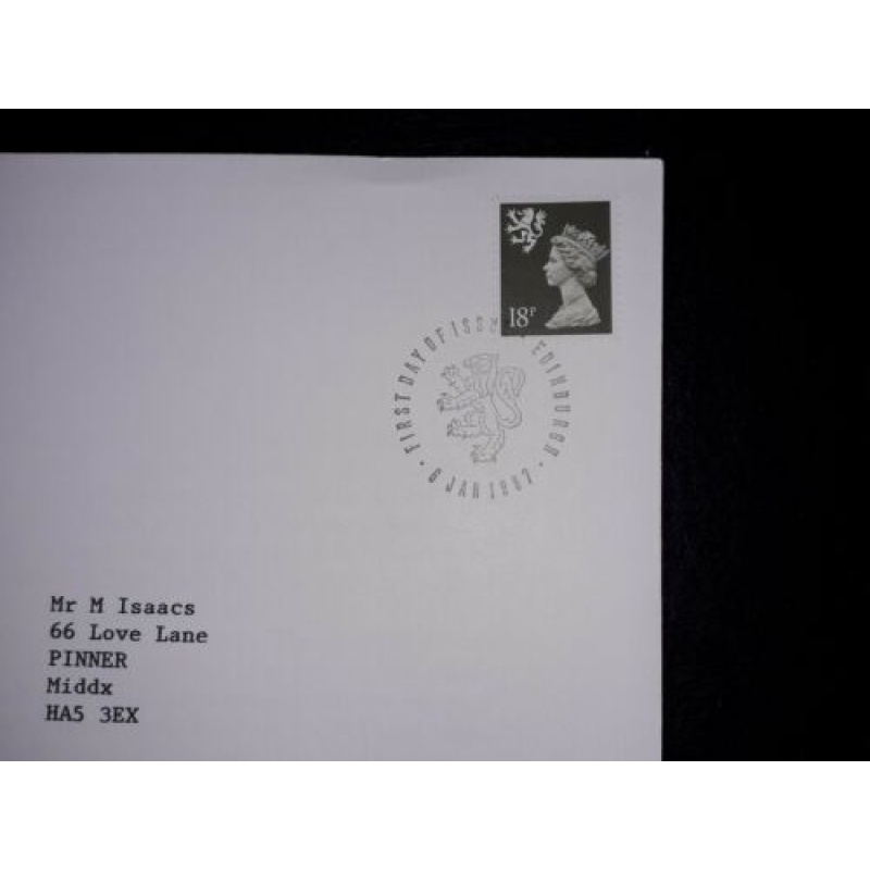 GB FDC 1988 NORTHERN IRELAND WALES SCOTLAND NEW DEFINITIVE VALUE 18P 3 FDC