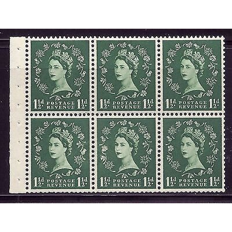 SB62e 1d Wilding Edward crown - variety Major Retouch R.2 2 UNMOUNTED MINT MNH