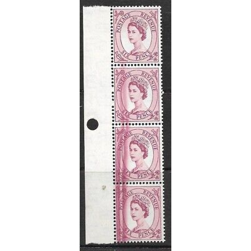 Sg 523 6d Wilding Tudor variety - Dr Blade Flaw UNMOUNTED MINT MNH