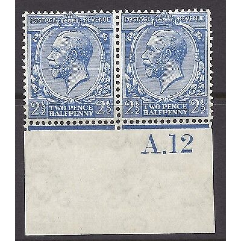 N21(-) 2d Bright Cobalt Violet Blue Royal Cypher - Hendon cert UNMOUNTED MINT