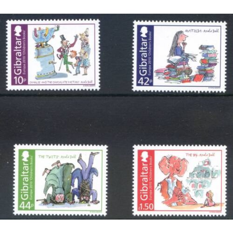 2010 Gibraltar Childrens Books Set SG1359 1362 Unmounted Mint