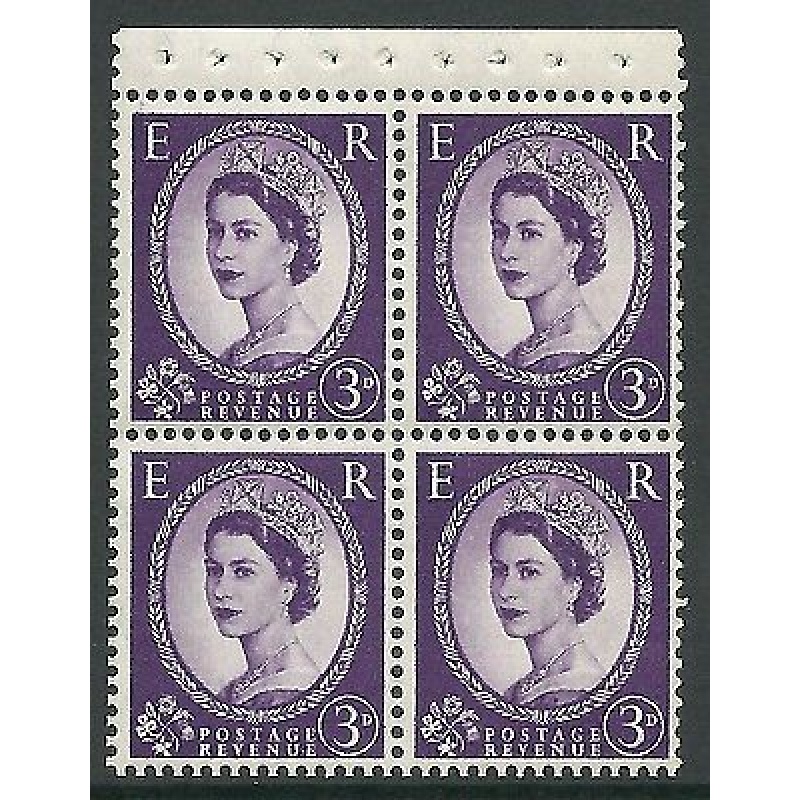 SB94 Wilding booklet pane Crowns On Cream perf type AP UNMOUNTED MNT MNH