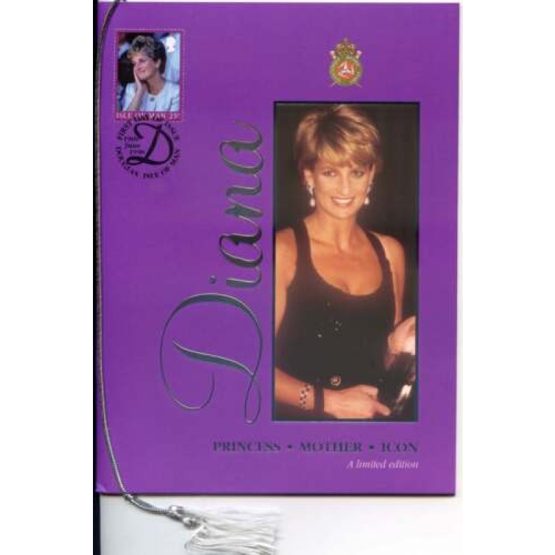 1998 Isle of Man Diana Princess of Wales Souvenir Folder