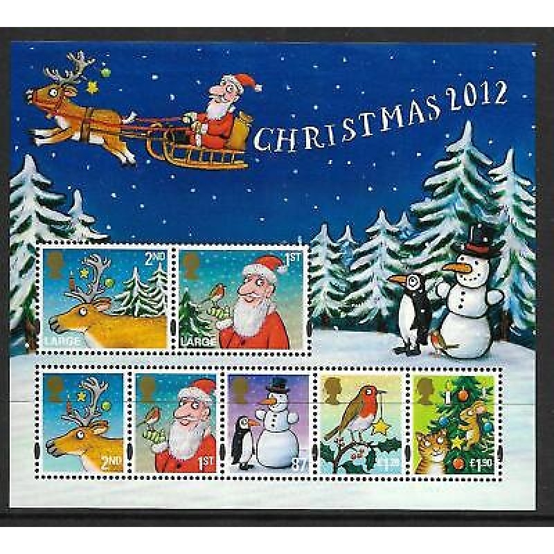 MS3422 2012 Christmas miniature sheet UNMOUNTED MINT MNH