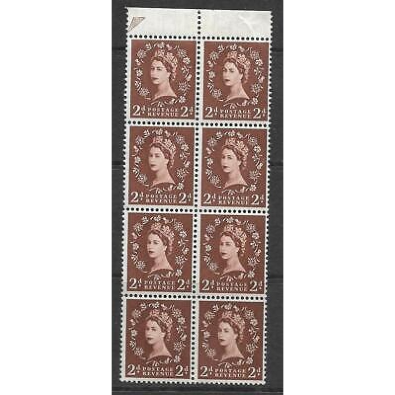 S37e 2d Wilding Edward with variety - Rose petal flaw UNMOUNTED MINT MNH