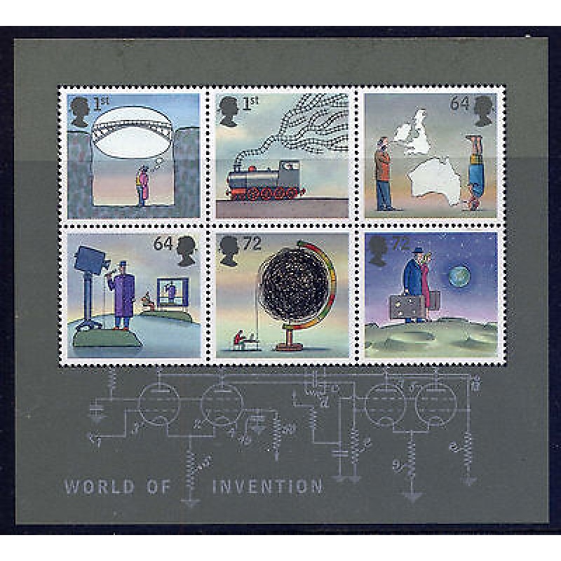 MS2727 2007 World of Invention miniature sheet UNMOUNTED MINT MNH