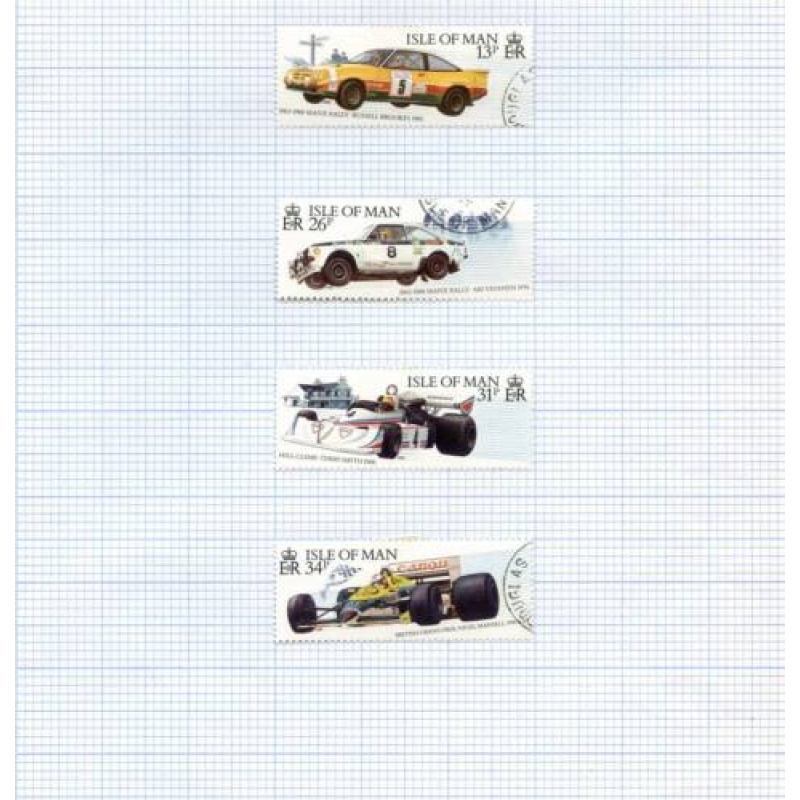 Isle Of Man 1988 Motor Sport set Used