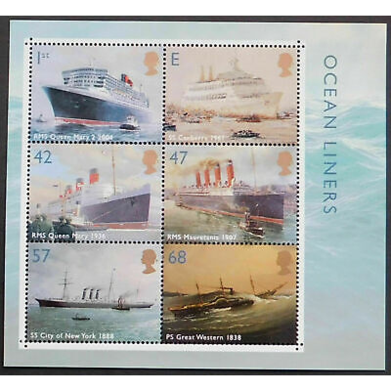 MS2454 2004 Ocean Liners Miniature Sheet - UNMOUNTED MINT